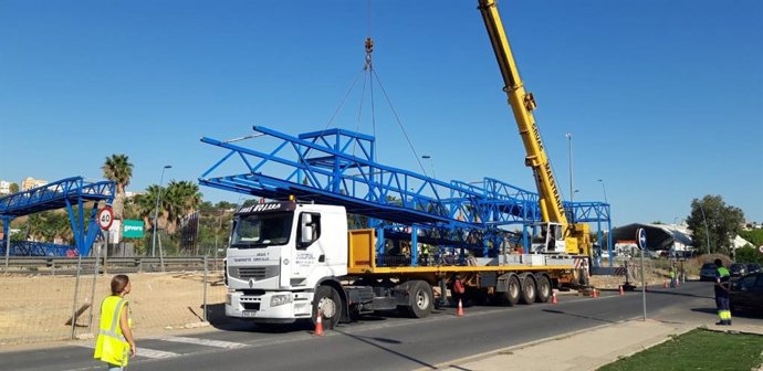 Tablero central de la pasarela