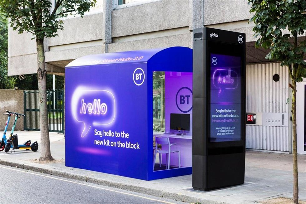 Espacio de publicidad de BT