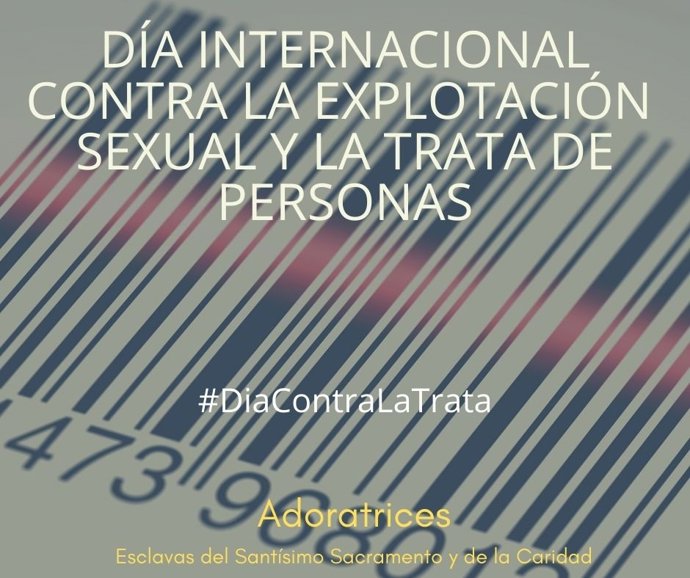 Cartel de las Adoratrices por el Día contra la Trata