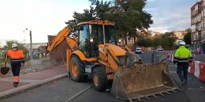 Inicio de las obras en la zona de la avenida de Segovia de Valladolid para los nuevos túneles de Labradores y Panaderos.