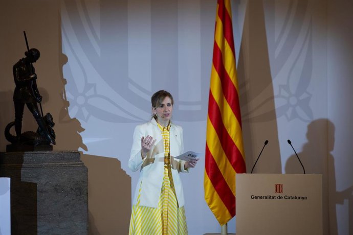 Archivo - La consellera de Accíon Exterior y Gobierno Abierto, Victria Alsina.