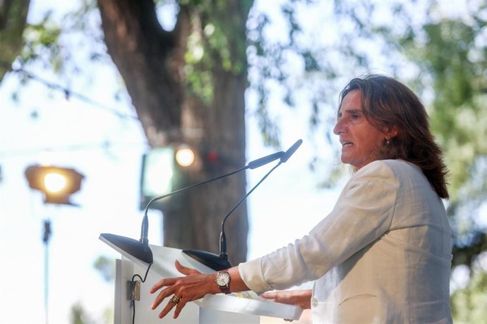 La vicepresidenta tercera del Gobierno y ministra para la Transición Ecológica y el Reto Demográfico, Teresa Ribera