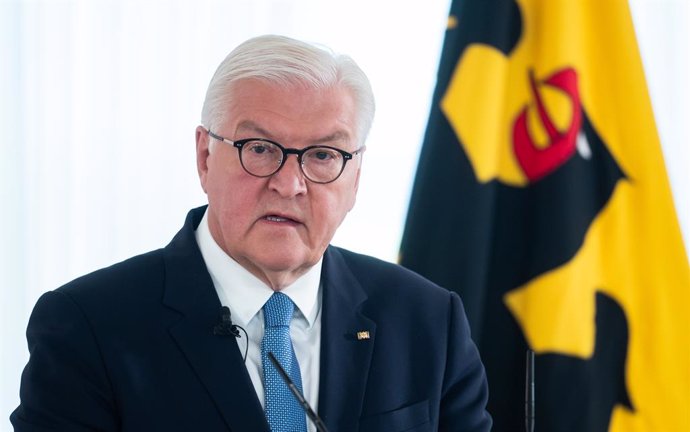 13 September 2021, Berlin: German President Frank-Walter Steinmeier speaks at the presentation of the research project "The Office of the Federal President and the confrontation with National Socialism 1949-1994" at Bellevue Palace. Photo: Bernd von Jut