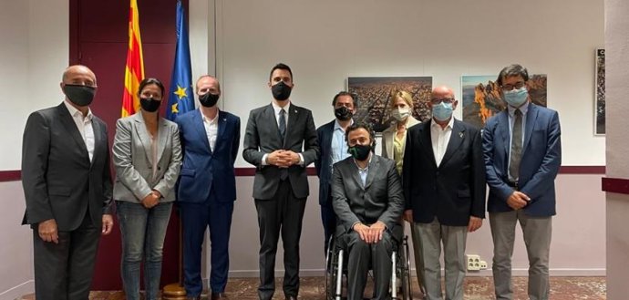 PIMEC Esport se reúne con conseller dEmpresa i Treball, Roger Torrent.
