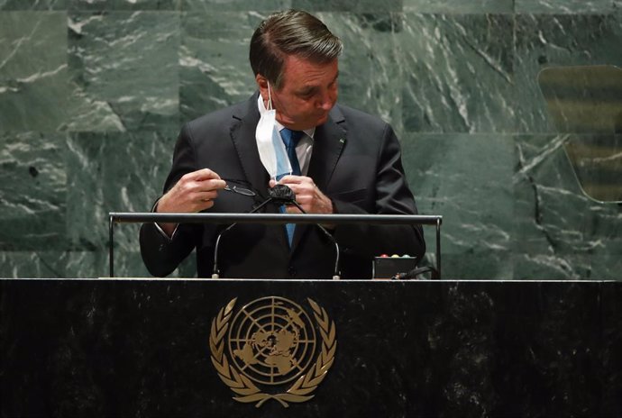 Jair Bolsonaro en la ONU.