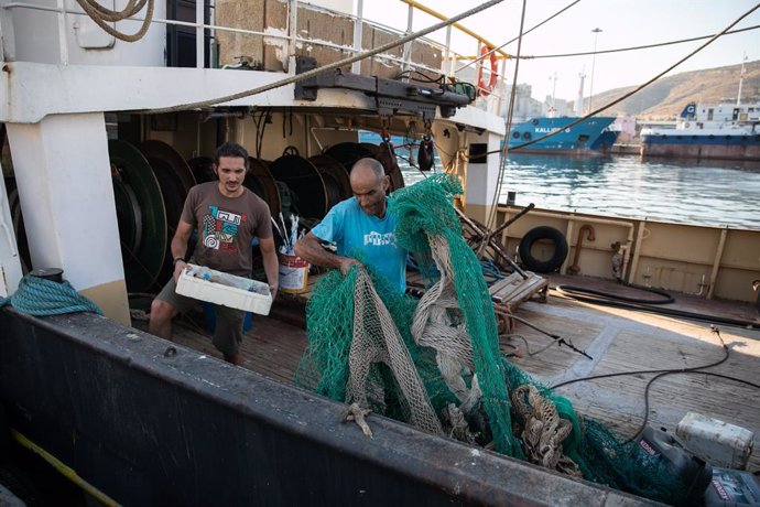 Pescadores griegos