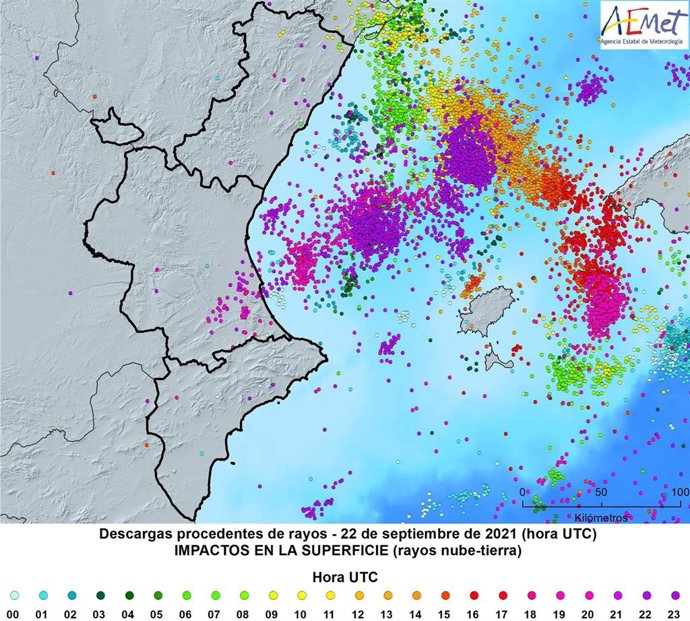 Rayos en la Comunitat