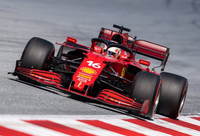Archivo - 26 June 2021, Austria, Spielberg: Ferrari's Formula 1 Monegasque driver Charles Leclerc drives during the third practice session ahead of the Formula One Grand Prix of Styria,  at the Red Bull Ring in Spielberg. Photo: Georg Hochmuth/APA/dpa