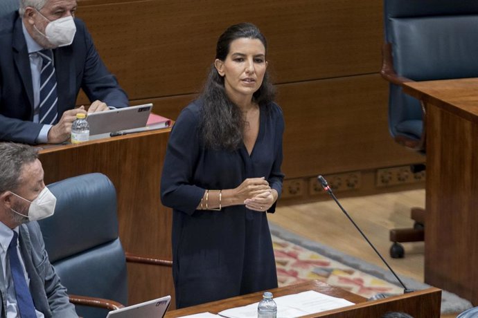 La portavoz de Vox en la Asamblea de Madrid, Rocío Monasterio