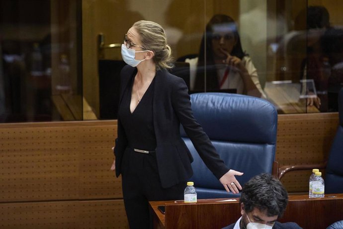 Archivo - La portavoz de Unidas Podemos en la Asamblea de Madrid, Carolina Alonso