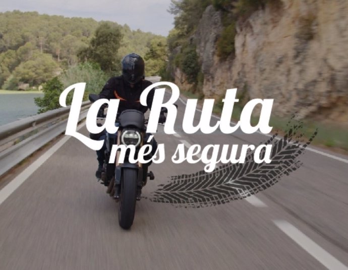 Imatge de la nova campanya 'La ruta més segura' per prevenir accidents de moto