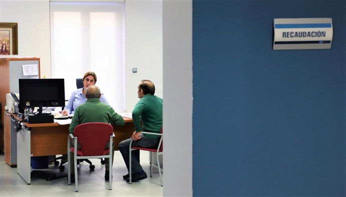 Oficina de recaudación.