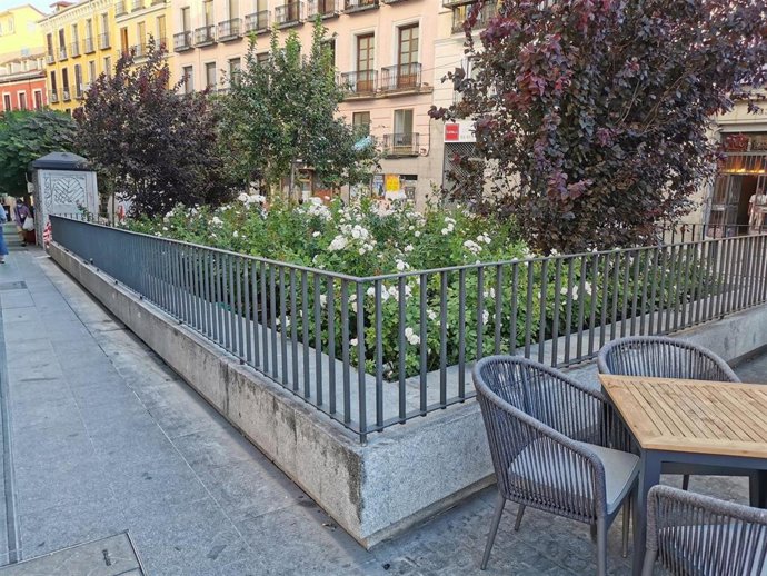 Jardín de la calle Carretas.