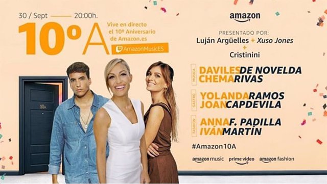 Fiesta de celebración del décimo aniversario de Amazon.Es