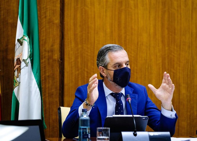 El consejero de Hacienda y Financiación Europea, Juan Bravo.