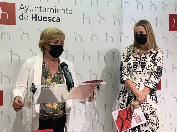 Las concejalas Rosa Gerbás y Cristina de las Heras