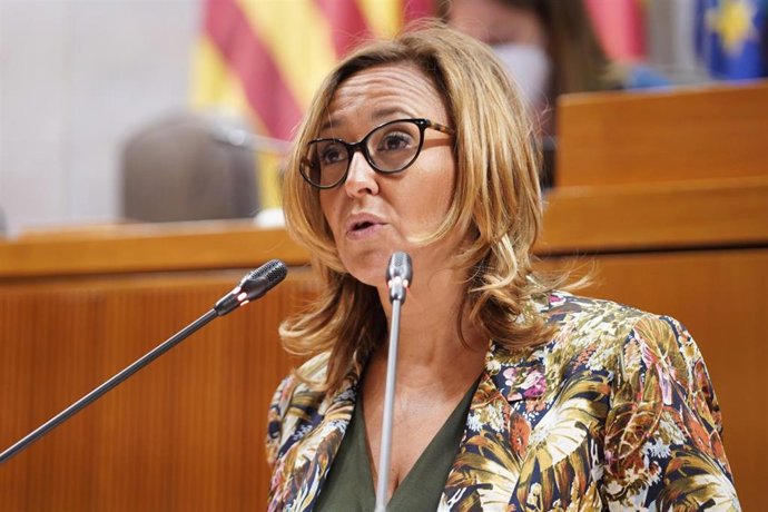 La consejera de Presidencia del Gobierno de Aragón, Mayte Pérez.