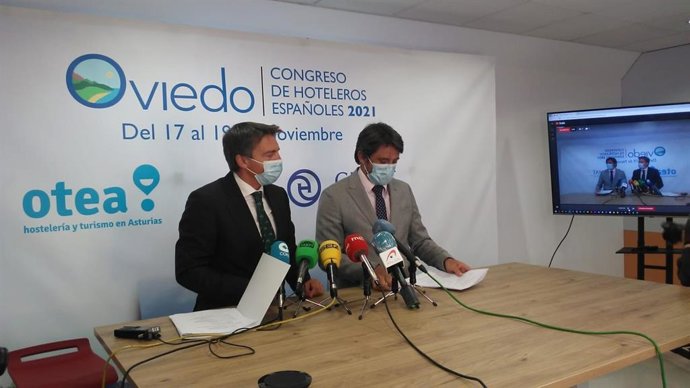 Jose Álvarez Almeida, Presidente De OTEA; Y Jorge Marichal, Presidente De CEHAT.