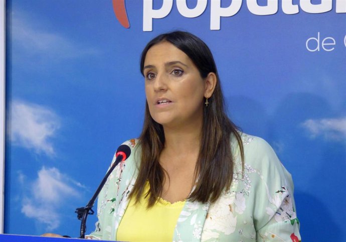 Beatriz Jurado en la sede del PP de Córdoba.