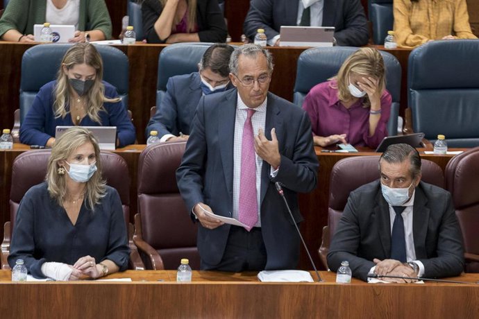 El consejero de Educación, Ciencia y Universidades de la Comunidad de Madrid, Enrique Ossorio.