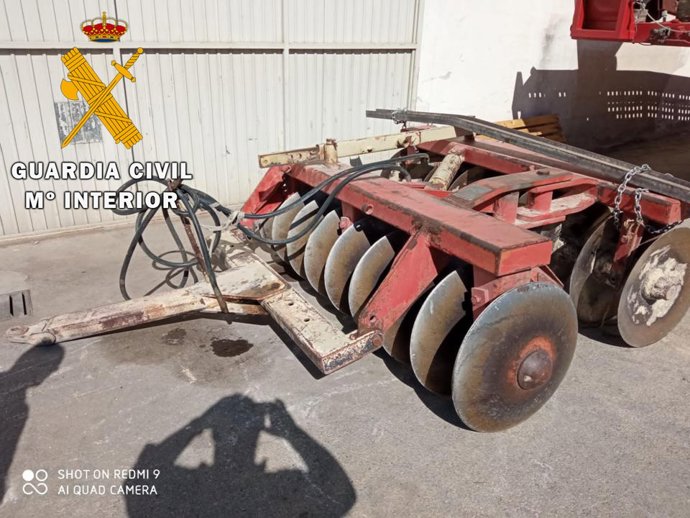 Grada recuperada por la Guardia Civil