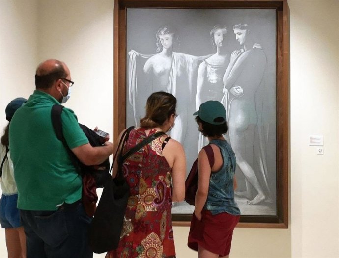 Visitantes en el Musep Picasso Málaga
