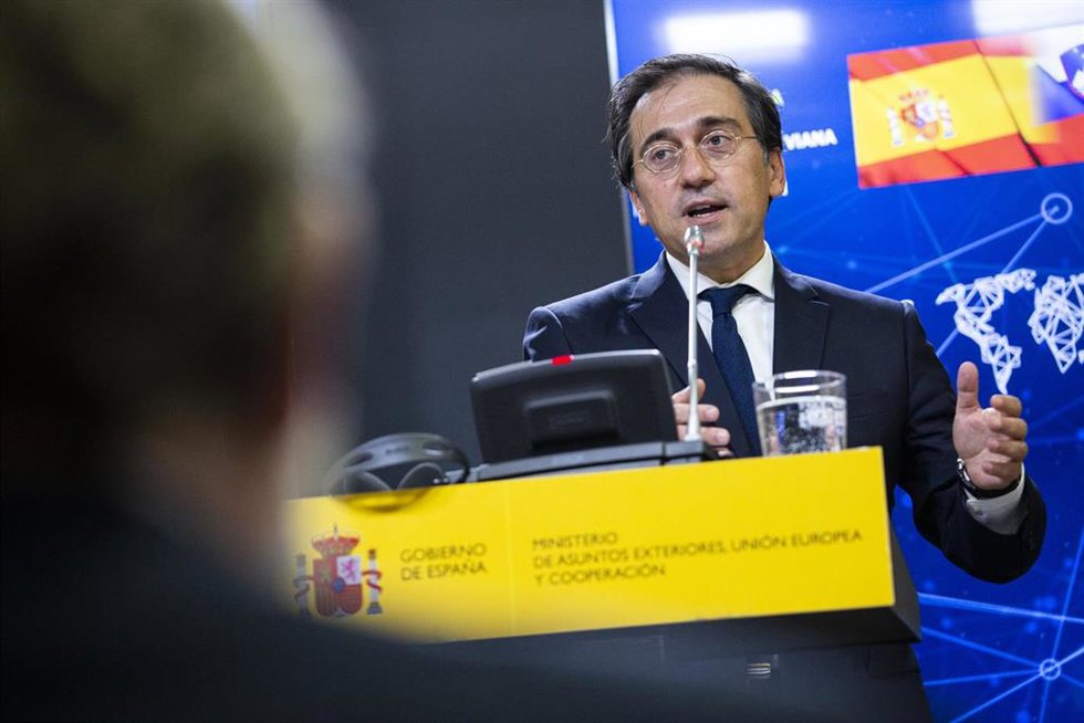 El ministro de Asuntos Exteriores, Unión Europea y Cooperación, José Manuel Albares