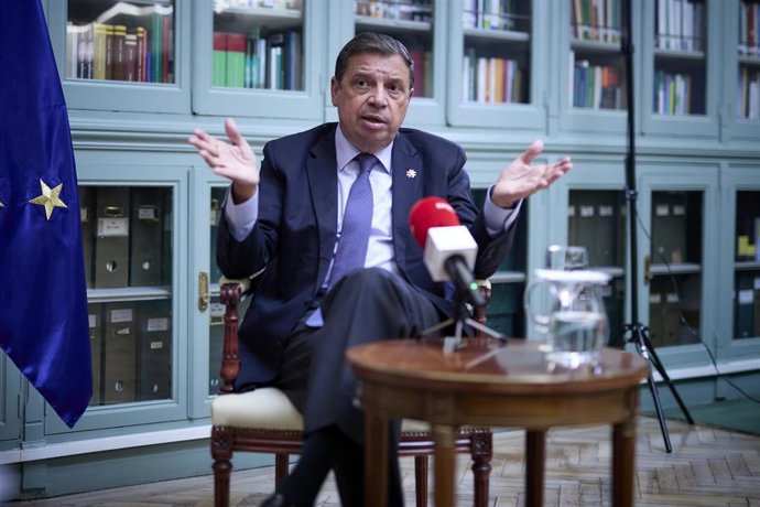 El ministro de Agricultura, Pesca y Alimentación, Luis Planas,  