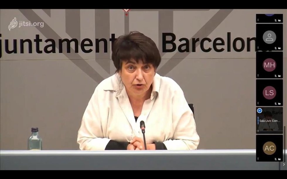 Archivo - La presidenta del Institut Metropolit del Taxi (Imet), Rosa Alarcón