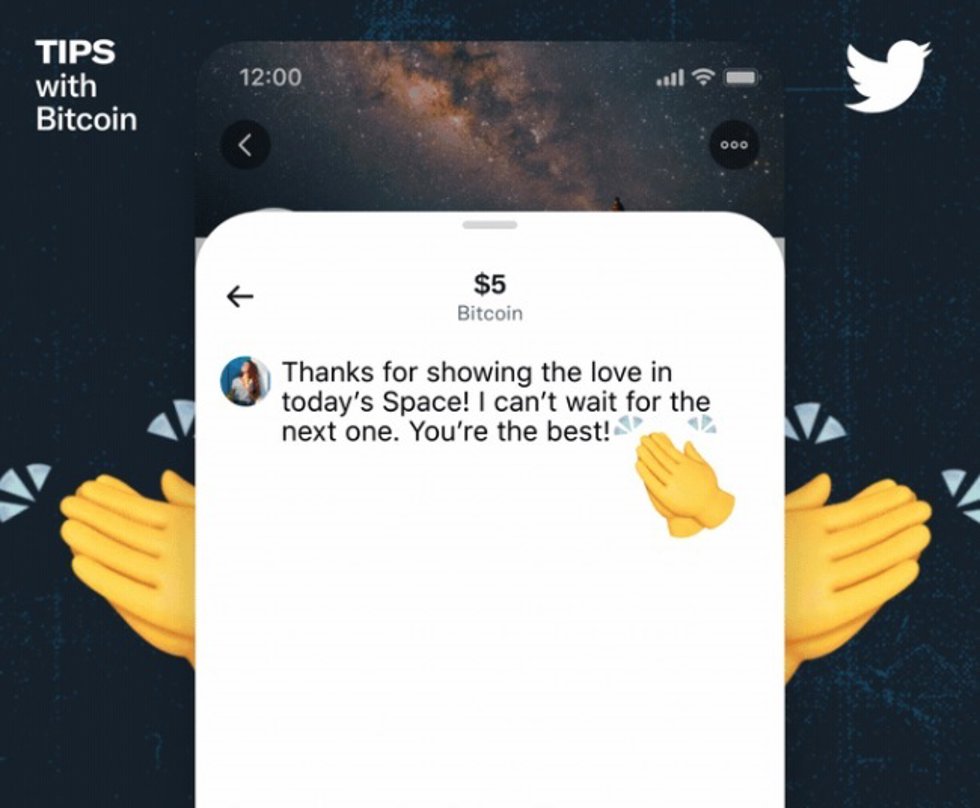 Pagos directos en Twitter (tips) con bitcoin