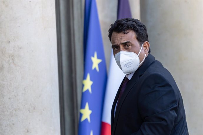 Archivo - 23 March 2021, France, Paris: President of Libya's Presidential Council Mohammad Younes Menfi arrives at the Elysee Palace before his meeting with French President Emmanuel Macron (Not Pictured). Photo: Sadak Souici/Le Pictorium Agency via ZUM