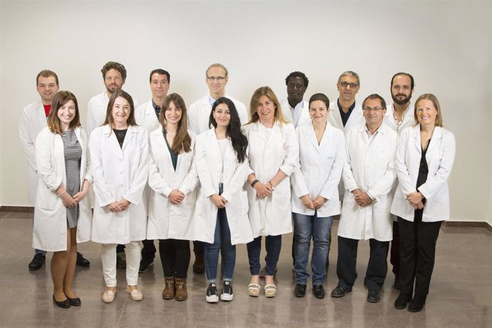 Fotografía de los miembros del grupo de Fisiología de la Reproducción UMU-IMIB y de la Clínica IVI-Murcia que han participado en la investigación