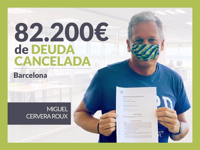 Miguel Cervera, exonerado con Repara Tu Deuda.