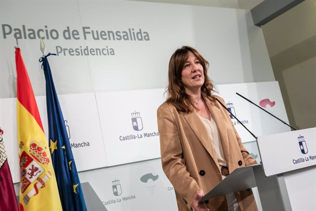 La consejera portavoz Blanca Fernández
