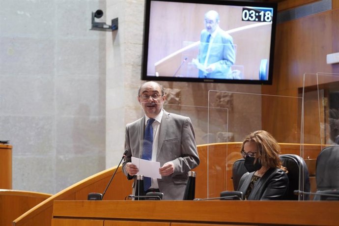 Archivo - El presidente de Aragón, Javier Lambán.