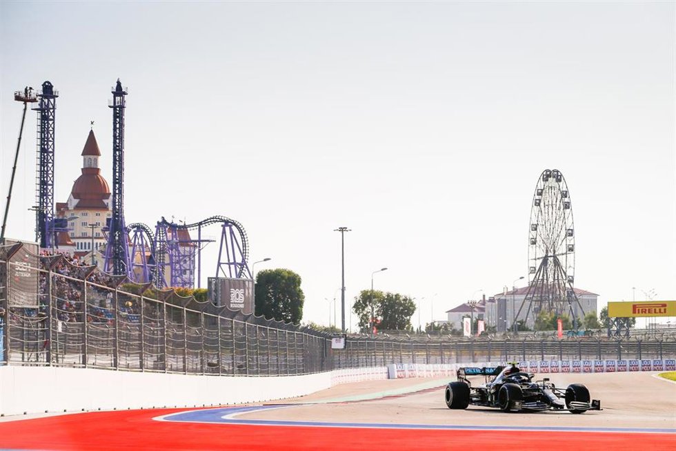 Archivo - Bottas rodando en Rusia