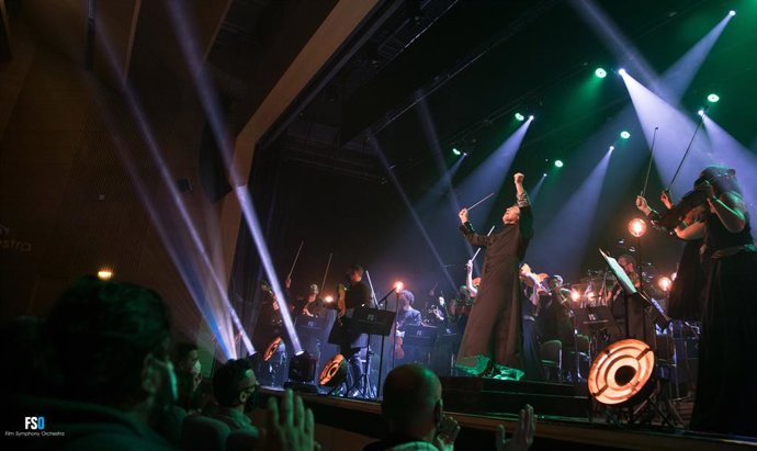 Archivo - Actuación de la Film Symphony Orchestra