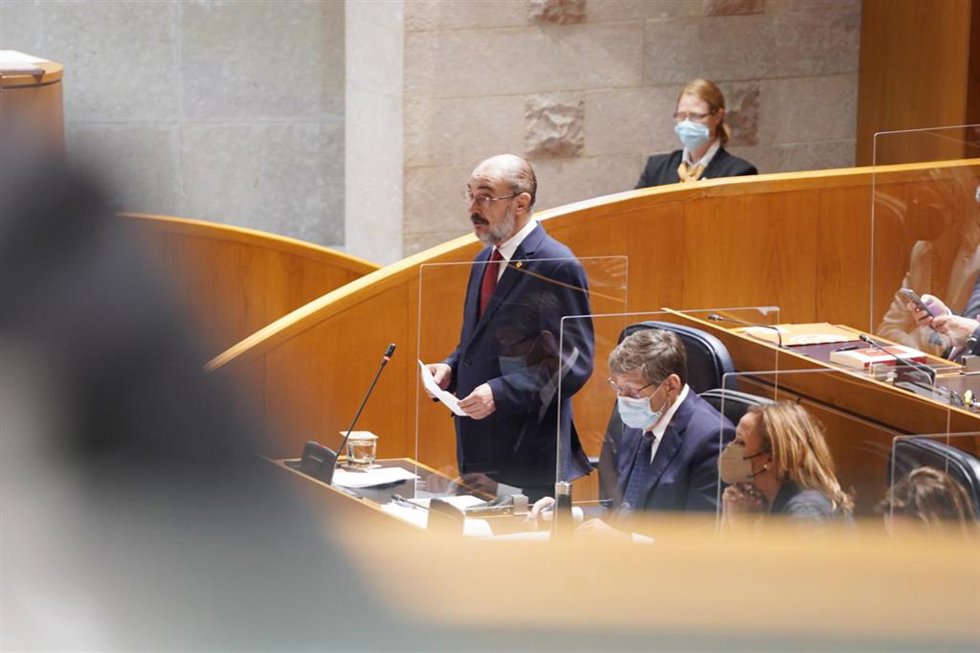 El presidente del Gobierno de Aragón, Javier Lambán.