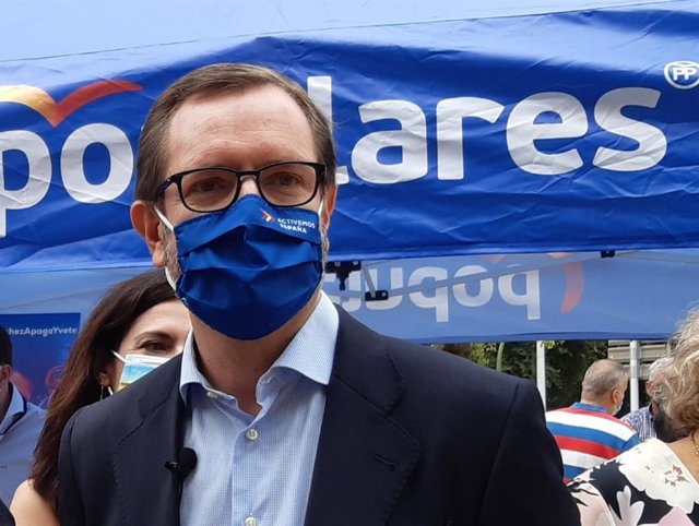 El portavoz del PP en el Senado, Javier Maroto.