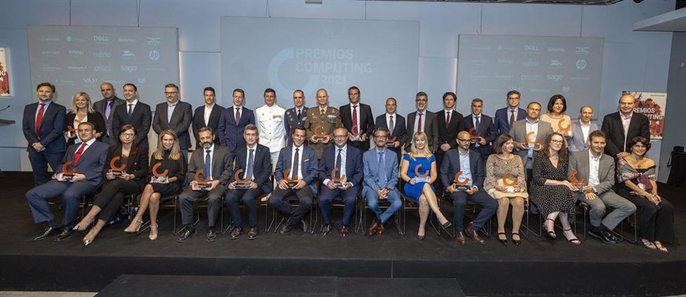 Imagen de los premiados de la VII Edición de los Premios de la Era Digital otorgads por Computing
