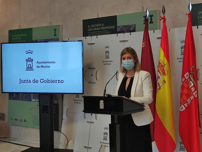 La portavoz del equipo de Gobierno del Ayuntamiento de Murcia, Paqui Pérez