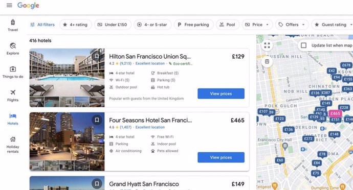 Google empezará a etiquetar a los hoteles como 'ecocertificados'