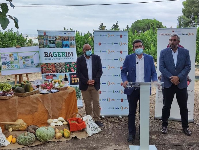 El consejero Antonio Luengo, durante su intervención en la presentación de la feria hortofrutícola Fruit Attraction Madrid 2021.