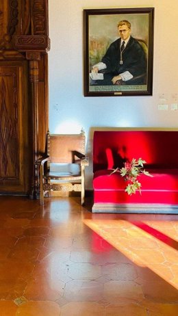 Retrato de Salvador Vila en el Rectorado