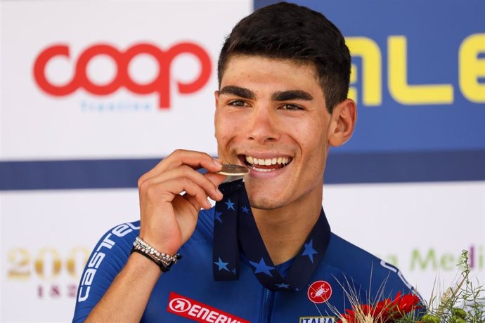 El ciclista italiano Filippo Baroncini, campeón del mundo sub-23