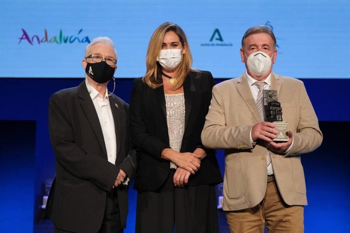 Un momento del acto de entrega de los Premios Andalucía del Turismo 2021
