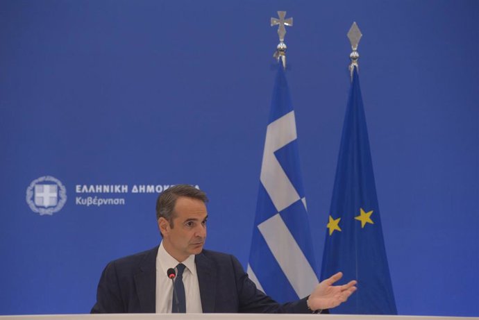 Archivo - Kyriakos Mitsotakis, primer ministro de Grecia
