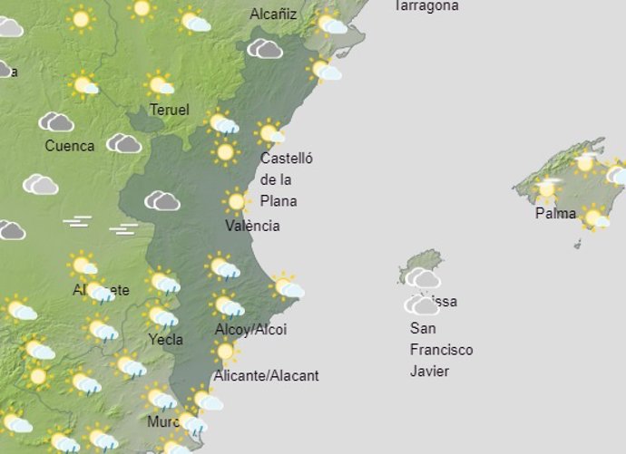 Predicción del tiempo para este sábado 25 de septiembre