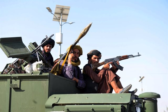 Milicianos talibán en Kandahar