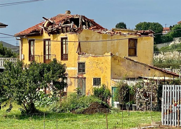 Edificio en ruina en Santander